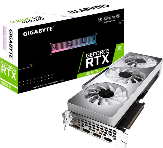 Gigabyte GeForce RTX 3070 Ti Vision OC 8GB GDDR6X GV-N307TVISION OC-8GD GV-N307TVISION OC-8GD