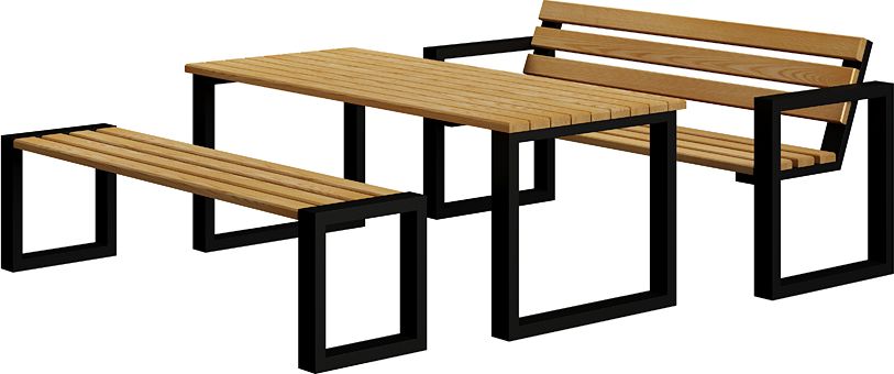 Elior Komplet mebli ogrodowych 180 - Norin 3X