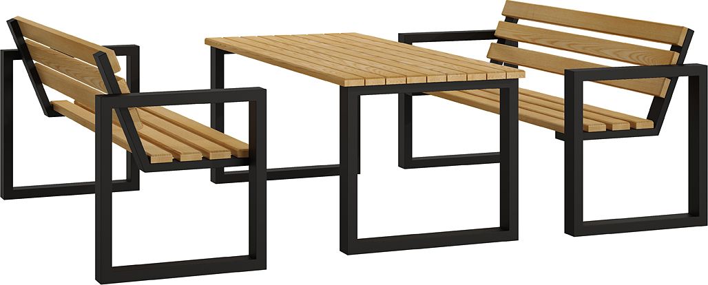 Elior Komplet mebli ogrodowych 150 - Norin 4X