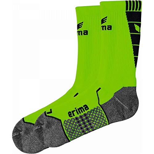 Erima Premium Pro skarpety treningowe dla dorosłych, kolor zielony gecko/czarny, 4 3172012