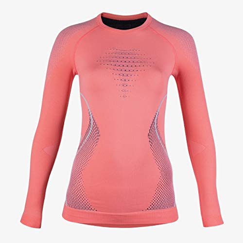 UYN UYN damska koszulka Evolutyon Uw Lg_sl. Shirt różowy Rosa (Coral/Anthracite/Aqua) S-M U100009