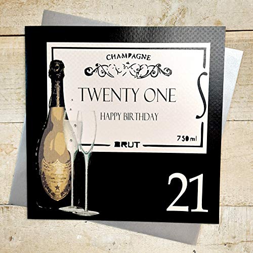 WHITE COTTON CARDS White Cotton Cards xba21 dużych tweenty One Happy Birthday 