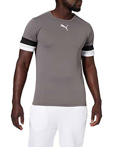 PUMA PUMA Koszulka męska Teamrise Jersey Smoked Pearl-puma Black-puma White M 704932
