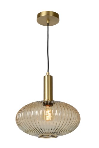 Lucide MALOTO Bursztynowa śr. 30cm. E27 Lampa wisząca 45386/30/62
