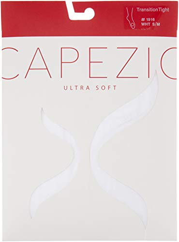 Capezio Rajstopy balet taniec rajstopy Convertible dla kobiet z otworem na pięcie firmy  - xxl biały