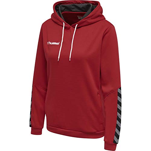 hummel Hummel damska bluza z kapturem z poliestru, True Red, XS 204932-3062-XS