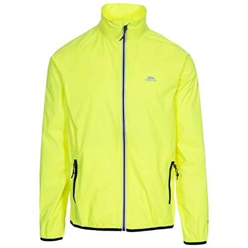 Trespass Męska kurtka cofana wodoodporna przeciwdeszczowa i w pełni odblaskowa hi visibility yellow L MAJKRATR0010_HVYL