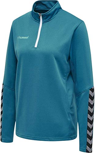 Hummel HmlAuthentic bluza damska z zamkiem błyskawicznym niebieski Celestial X-S 204929-8745-XS