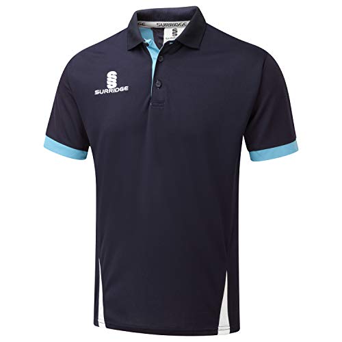 Surridge Sports Surridge Sports Męska koszulka polo Blade Granatowy/niebo/biały S SUR366NA/SK/WH-S