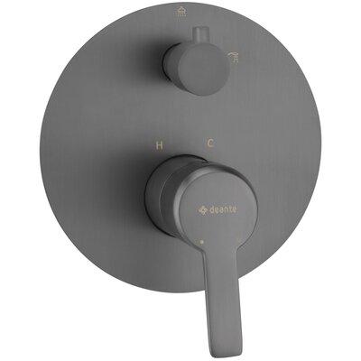 Deante Arnika bateria wannowo-prysznicowa podtynkowa titanium BQAD44P BQA_D44P