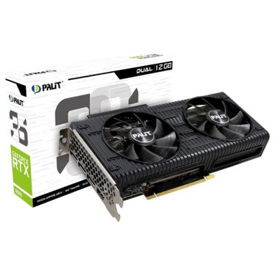 Palit GeForce RTX 3060 Dual 12GB GDDR6 NE63060019K9-190AD NE63060019K9-190AD