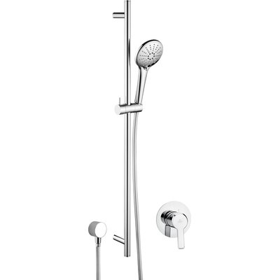 Deante Zestaw podtynkowy z zestawem natryskowym,drążek 80 cm CHROM NAC 09IP