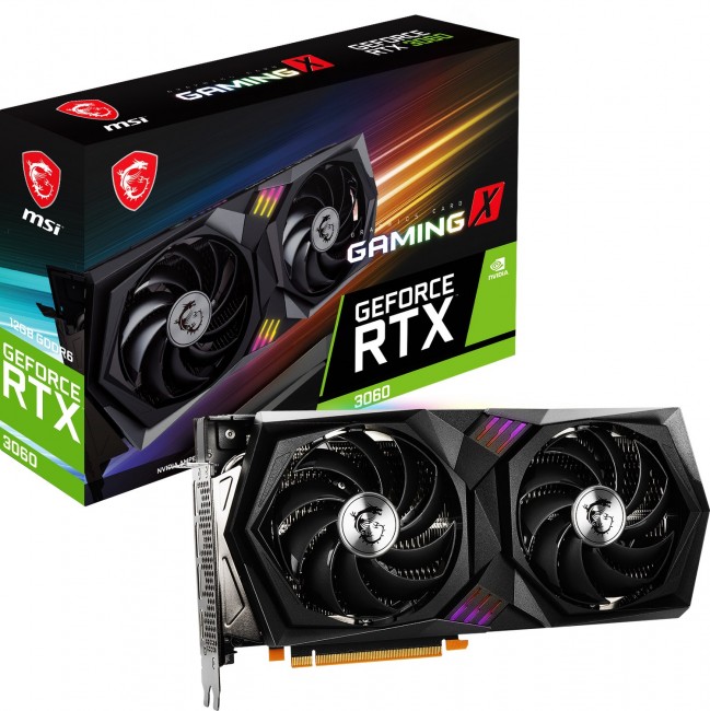 MSI GeForce RTX 3060 GAMING X 12GB LHR GEFORCE RTX 3060 GAMING X 12G