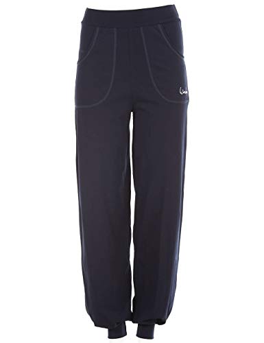 WINSHAPE WINSHAPE Wh12 damskie spodnie treningowe z przewiewnymi nogawkami Night-blue S WH12-NIGHT-BLUE-S