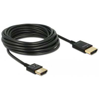 Delock Kabel High Speed HDMI z Ethernet HDMI-A HDMI-A 3D 4K slim 3m 84774