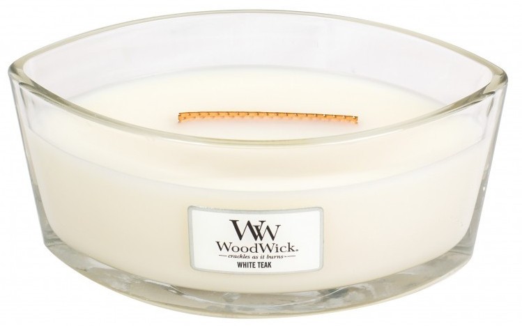 WoodWick White Teak Elipsa 453,6g