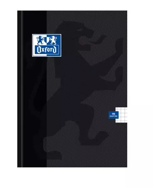 Brulion A5/96K kratka Esse czarny (5szt) - Oxford