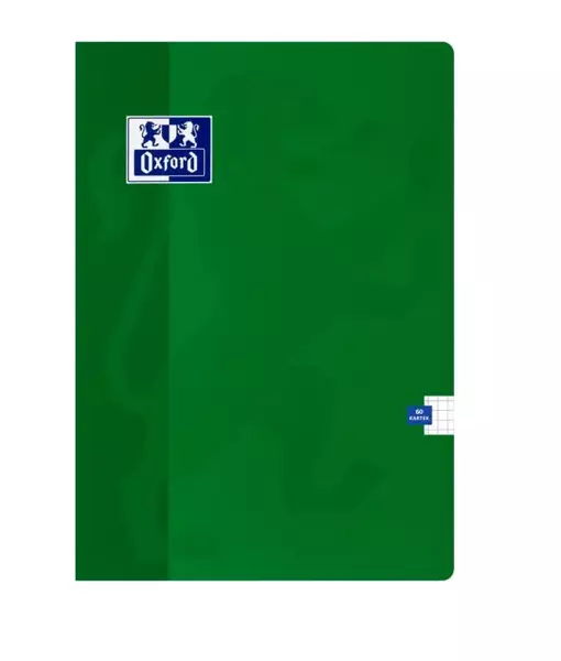 Oxford Zeszyt A5/60K kratka Esse zielony (5szt) -