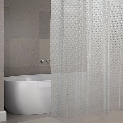 MSV zasłona prysznicowa premium Eva Bombaj 180 x 200 cm, poliester wielokolorowy, 30 x 20 x 15 cm