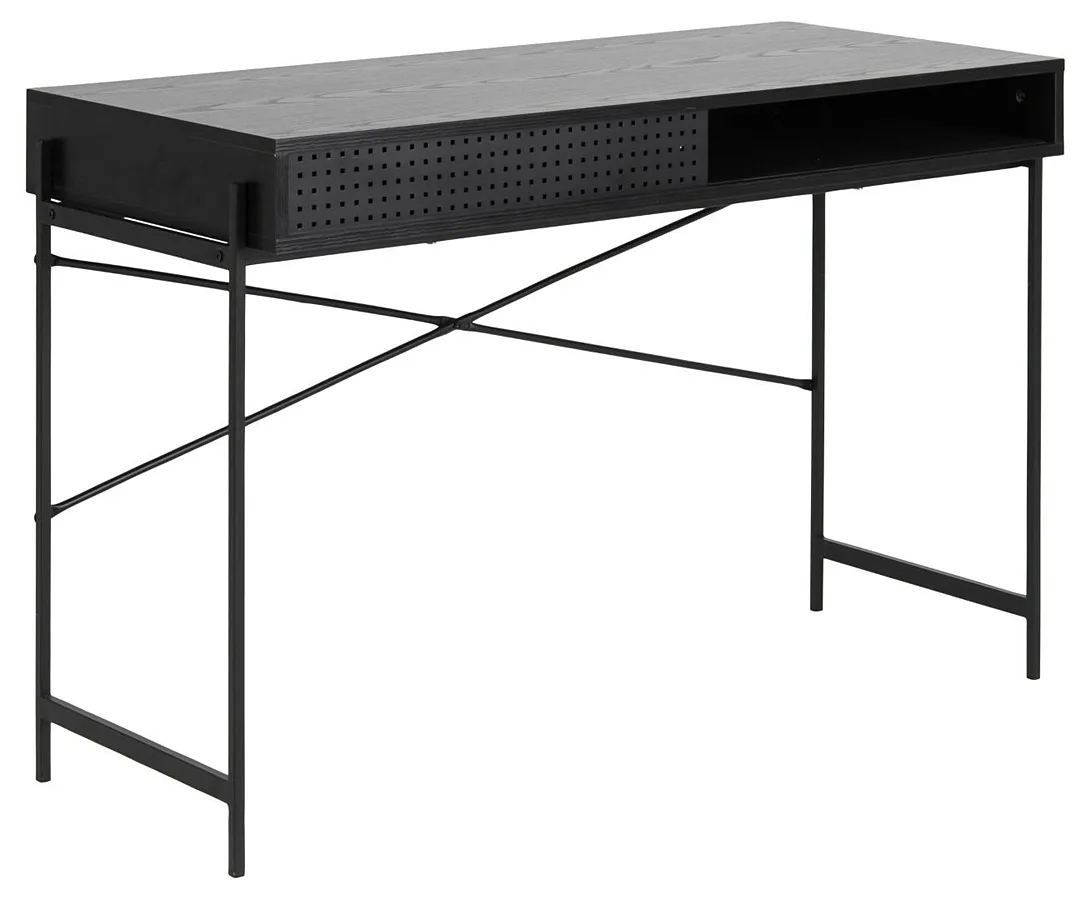Elior Czarne loftowe biurko R7-C73