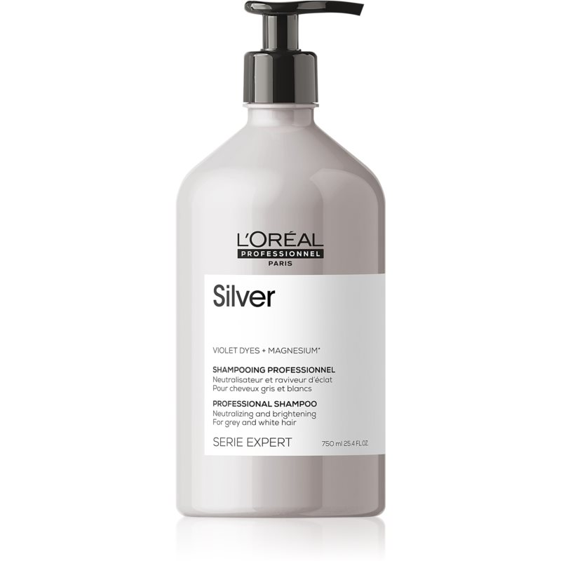 Loreal Professionnel Professionnel Serie Expert Silver srebrny szampon do włosów siwych 750 ml