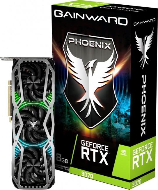 Gainward Karta VGA GeForce RTX 3070 Phoenix 8GB GDDR6 256bit HDMI+3xDP PCIe4.0 471056224-1990