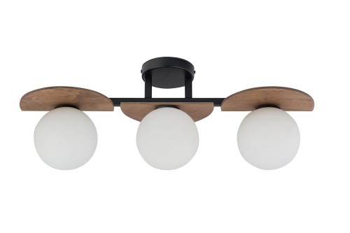 Sigma Mirror lampa sufitowa 3-punktowa czarna 33302 33302