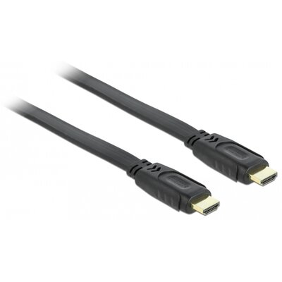 Delock KABEL HDMI-HDMI 1M V1.4 3D TV PŁASKI 82669