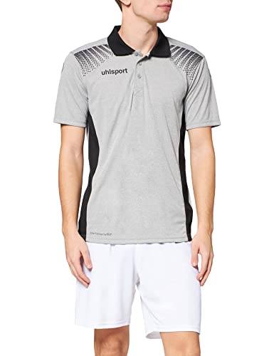 Uhlsport Męska koszulka polo Goal szary ciemnoszary melanż/czarny M 100214405