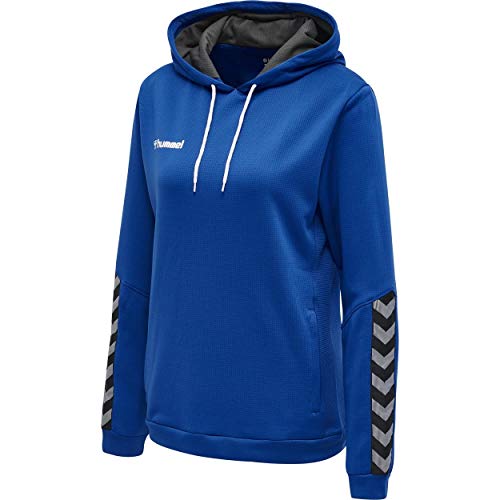 hummel Hummel damska bluza z kapturem z poliestru, True Blue, S 204932-7045-S