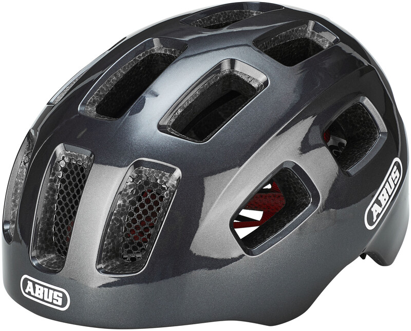 Abus Youn-I 2.0 Helmet Youth, czarny M | 52-57cm 2021 Kaski dla dzieci 40171