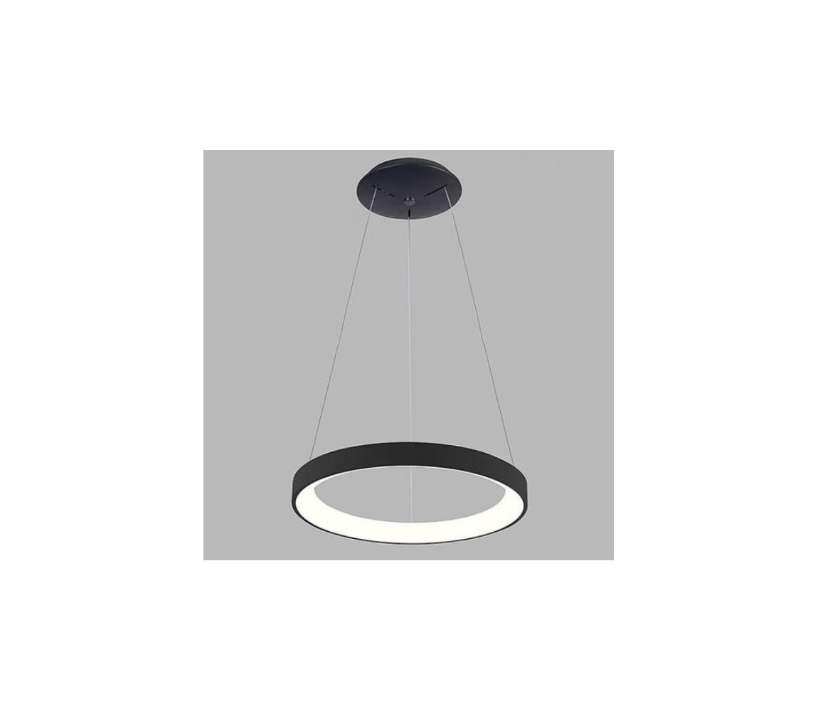 LED2 - LED Żyrandol na lince BELLA SLIM LED/38W/230V 3000/4000K czarna