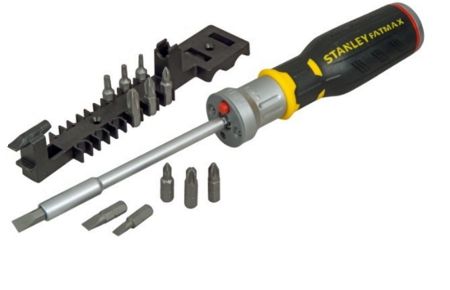 Stanley Wkrętak FatMax z podświetleniem, grzechotką i zestawem 12 końcówek 62-689