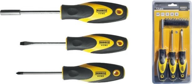 Modeco Zestaw wkrętaków 13 części MN-11-021