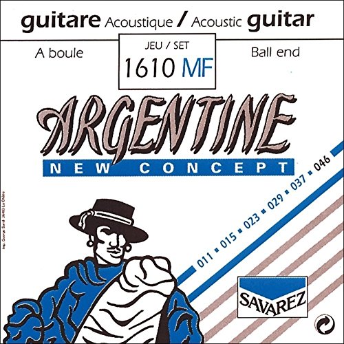 Savarez pojedynczy sznur do gitary akustycznej argentyńskiej H/B2-1012MF z zakończeniem pętli 668732