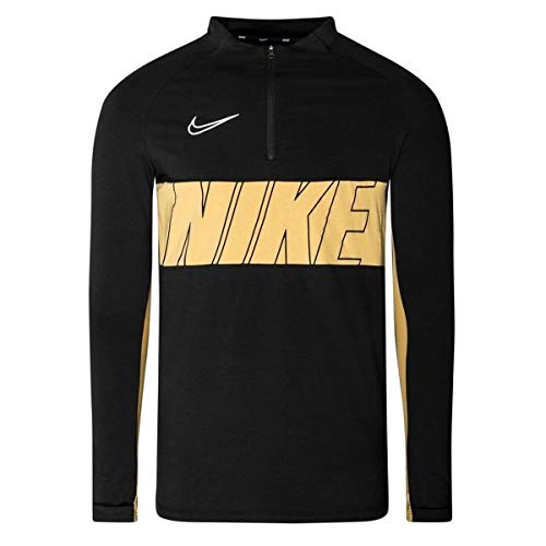 Nike Dry Acd Dril Top SA bluza czarna/dżersej złoty/biały S CJ9909-010