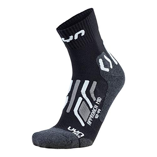 UYN UYN Uyn Man Approach Mid skarpety męskie czarny czarny/szary 39-41 S100198
