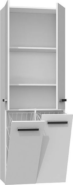 Elior Szafka łazienkowa Malmo 4X - biały połysk