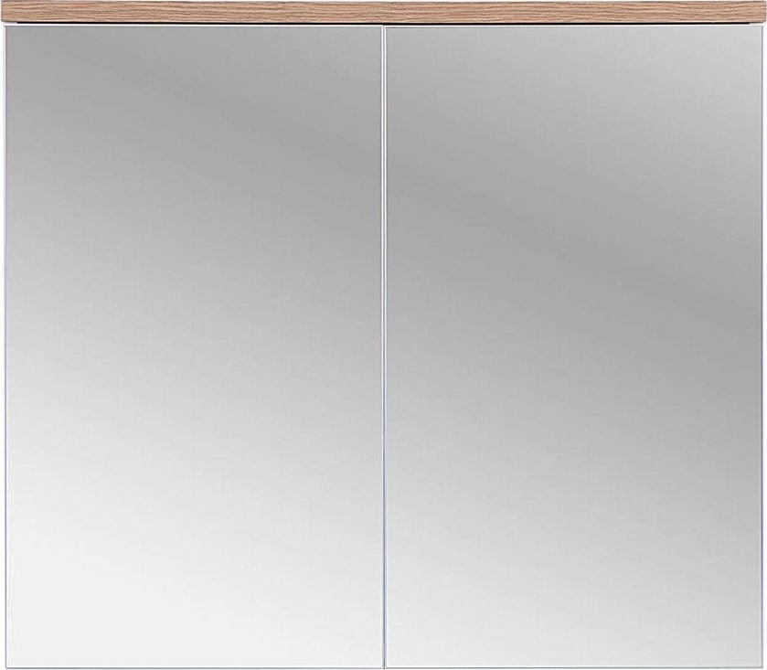 Elior Szafka łazienkowa z lustrem Marsylia 6X 80 cm - Biały