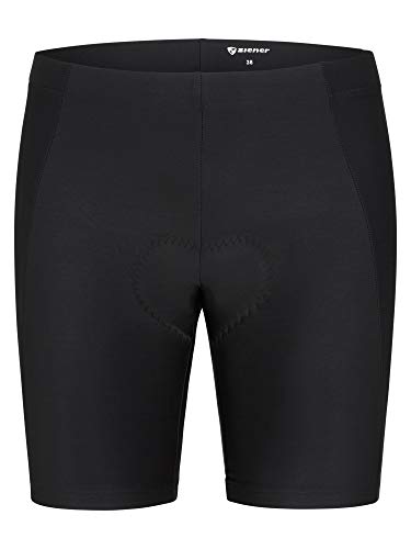 Ziener Ziener Naira X-function damskie spodnie rowerowe, sportowe, szybkoschnące, wyściełane, z wyściółką czarny czarny 34 219130