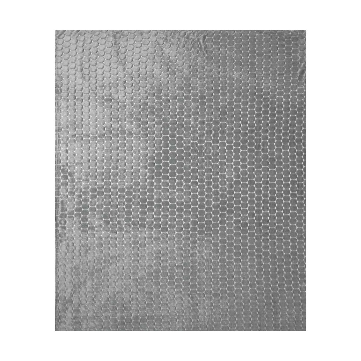 Koc Zoe srebrny 150 x 200 cm