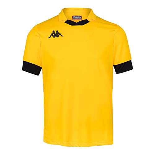 Kappa Męska koszulka polo Tranio żółty żółty/czarny S 304IP60