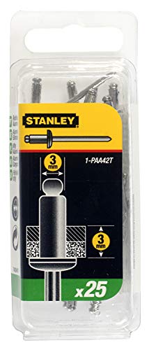 STANLEY Nity aluminiowe 3x3mm opakowanie 25szt 1-PAA42T