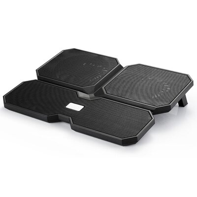 DEEPCOOL DeepCool X6 Laptop Cooling Pad 4 wentylatory dwoma kąt widzenia 2 porty USB wentylator chłodzący części zamienne do 15.6 MULTICOREX6