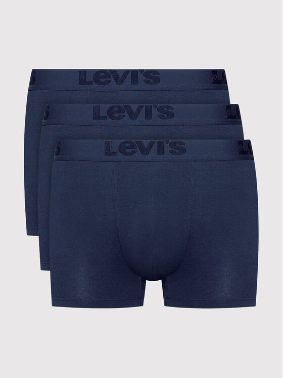 Levi's Komplet 3 par bokserek 905045001 Granatowy