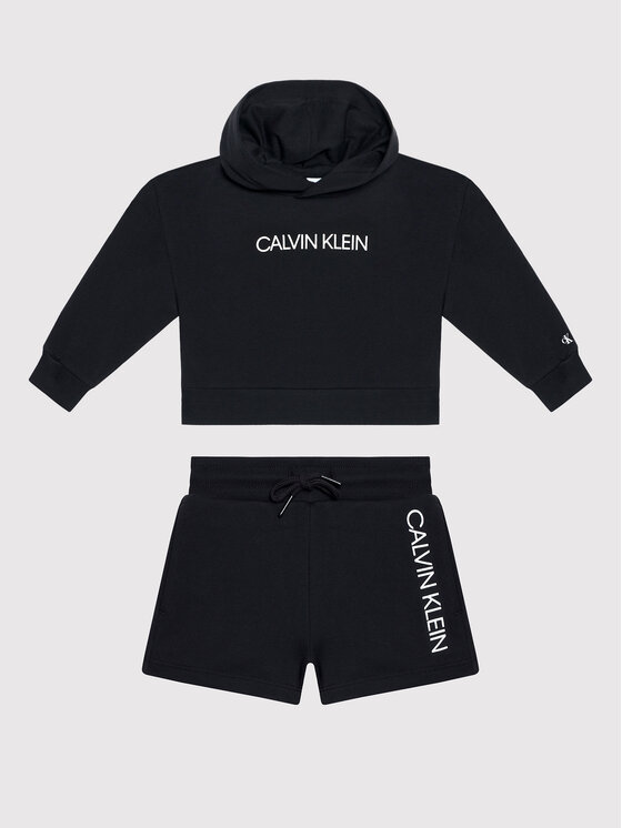 Calvin Klein Jeans Dres Logo Boxy IG0IG01061 Czarny Regular Fit