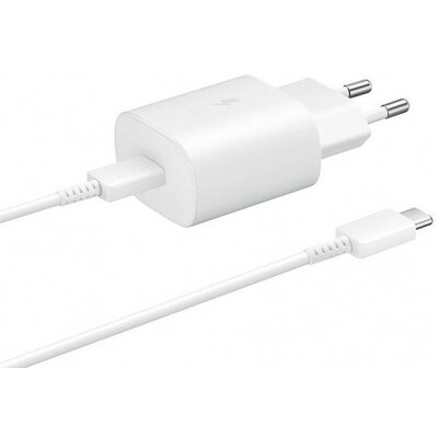 Samsung Ładowarka sieciowa z szybkim ładowaniem USB C 25W biała