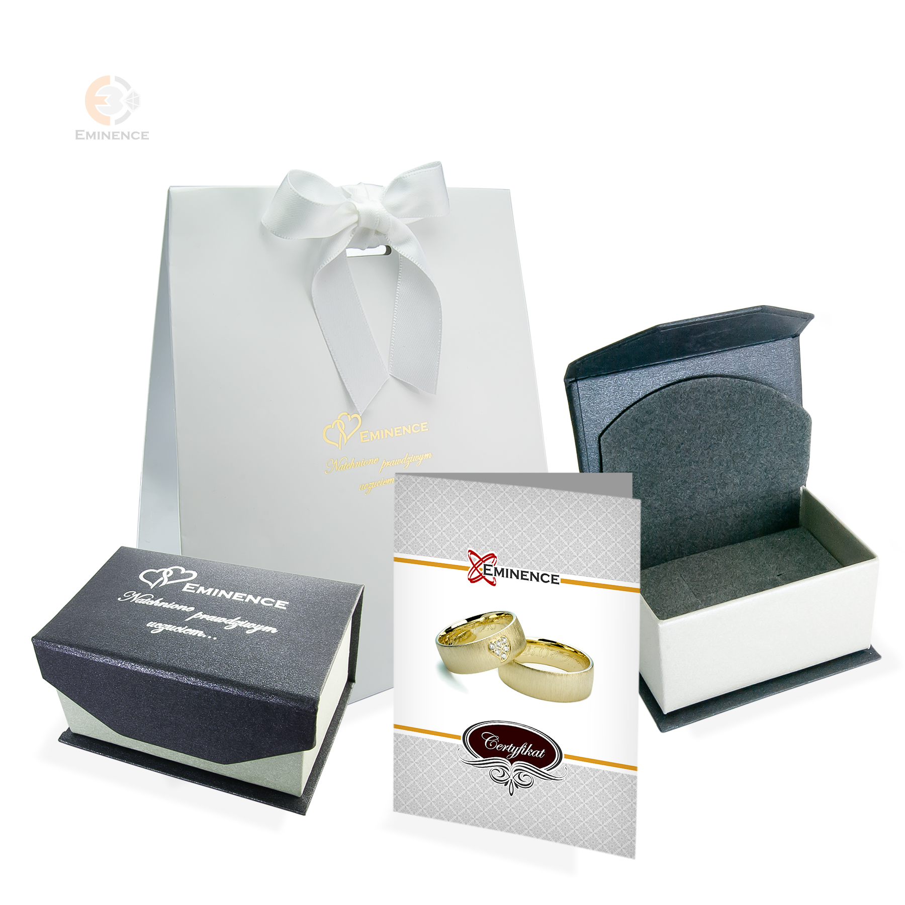 Obrączki srebrne z włóknem węglowym CARBON - Ag-528