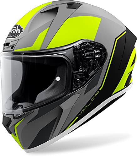 Airoh Valor 8029243319238 Kask, unisex, dla dorosłych, rozmiar XXL, żółty