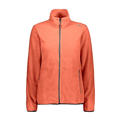 CMP Damska kurtka Giacca in Pile Highloft czerwony Red Fluo 44